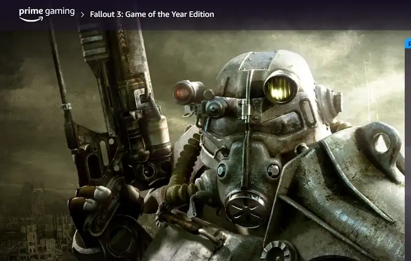 Fallout 3 está disponível gratuitamente no PC, aprenda a resgatar fallout 3 prime gaming