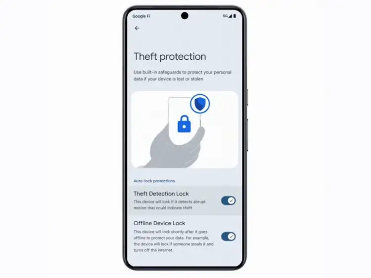 Google anuncia novos recursos de segurança para o Android em caso de roubo theft protection oficial