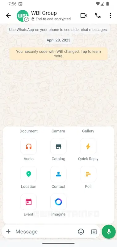 WhatsApp testa envio de imagens criadas por IA diretamente no aplicativo whatsapp imagine recurso