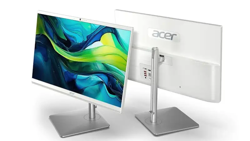 Acer anuncia novos computadores All-in-One Aspire C com recursos em IA e Intel Core Ultra aspire c24 acer