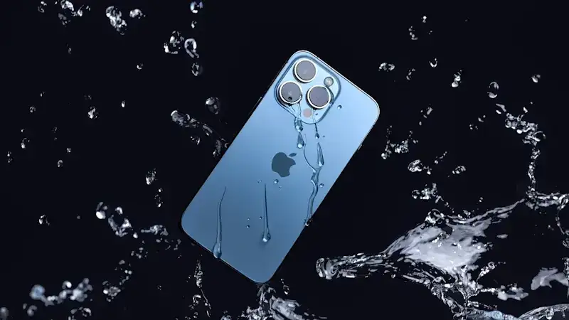 O que é certificação IP? Entenda o que significam os graus de certificação nos smartphones iPhone 15 Pro Max traseira edição de foto como se estivesse molhado.