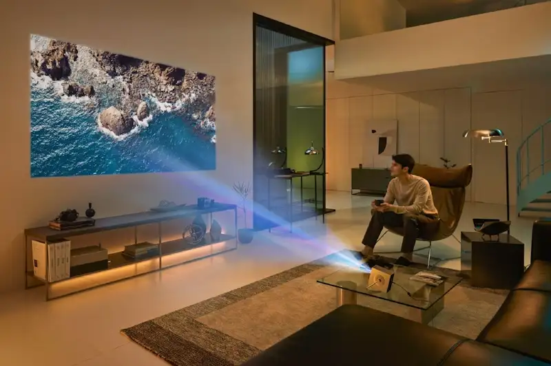 LG lança projetor Cinebeam Q 4K de 120 polegadas por R$ 7.990 no Brasil LG Cinebeam Q 4K funcionamento