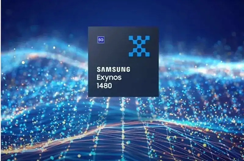 Galaxy A55 vs M55: Qual intermediário da Samsung você deve escolher? Imagem ilustrativa do chipset Exynos 1480 da Samsung