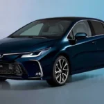 toyota corolla azul