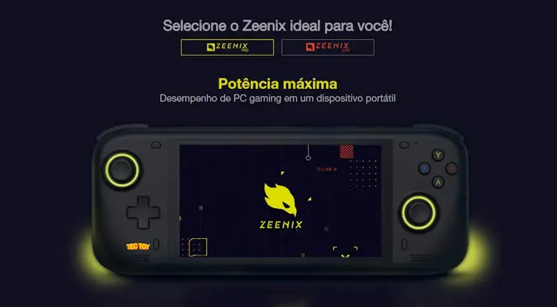 TecToy anuncia os novos consoles portáteis Zeenix Lite e Zeenix Pro no Brasil zeenix tectoy