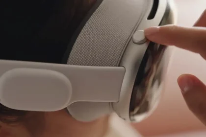 Imagem ilustrativa do headset Apple Vision Pro