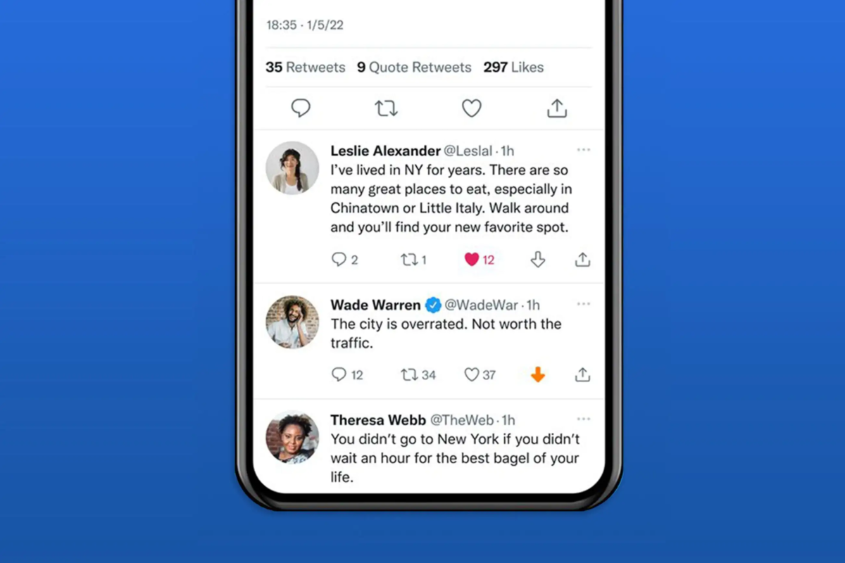 dislike no twitter