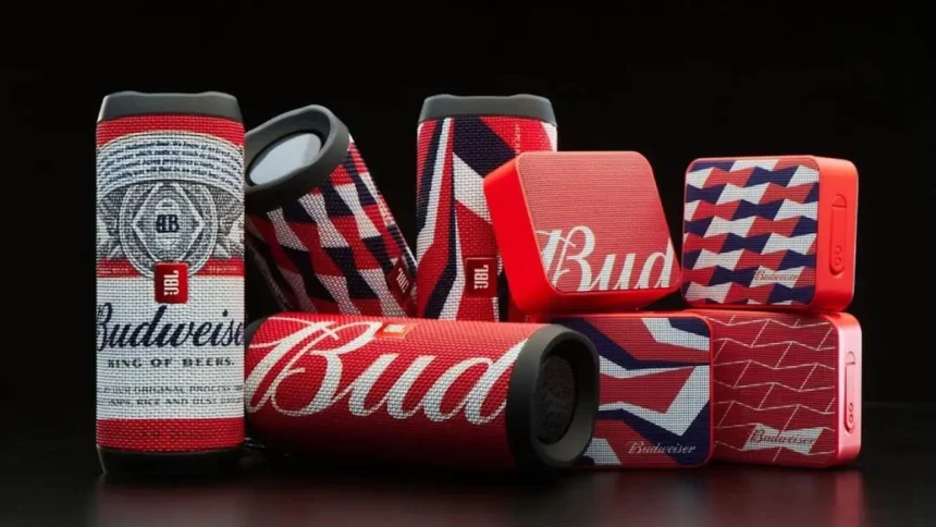 jbl budweiser caixas