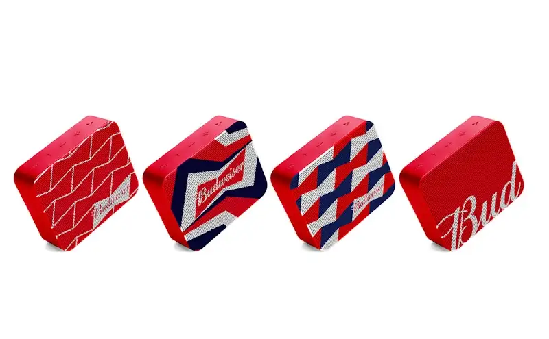 JBL e Budweiser lançam caixas de som com estampas da cerveja; veja como ficou jbl caixas de som