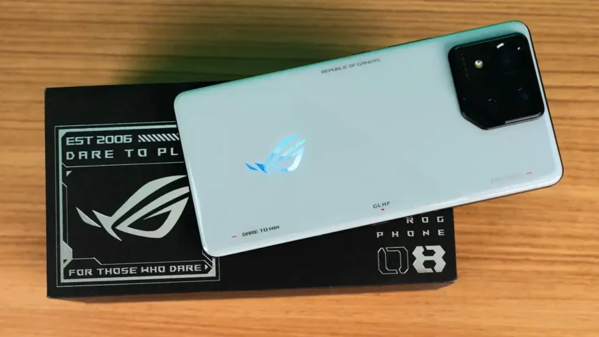 rog phone 8 branco traseira
