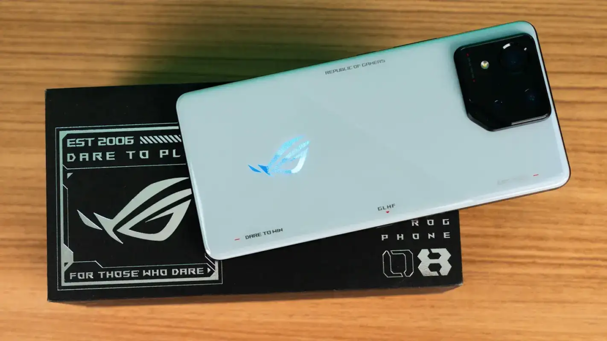 rog phone 8 branco traseira