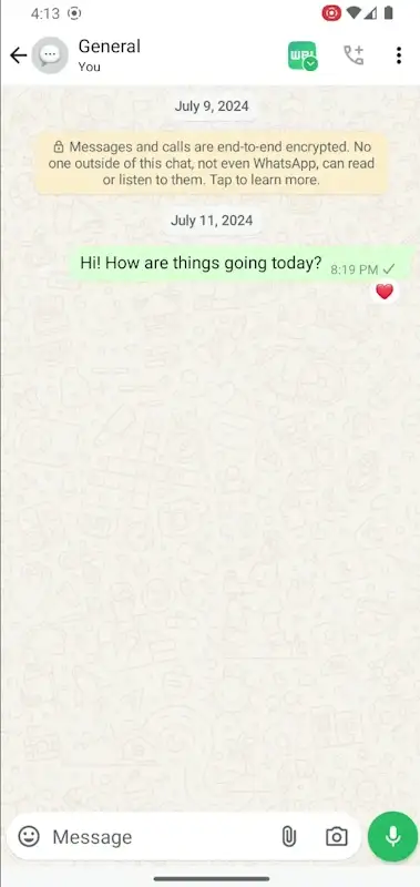 WhatsApp deve incluir reações com toque duplo em mensagens toque duplo whatsapp