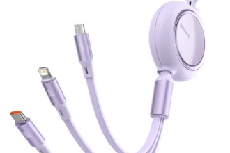 baseus cabo retratil 3 in 1