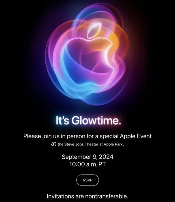Linha iPhone 16 será lançada em evento da Apple no próximo mês convite para o evento de lançamento da apple em setembro de 2024