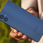 Foto da traseira do Galaxy A05