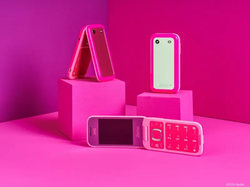 Você conhece o celular flip da Barbie? HMD lança o novo modelo cor de rosa hmd barbie flip