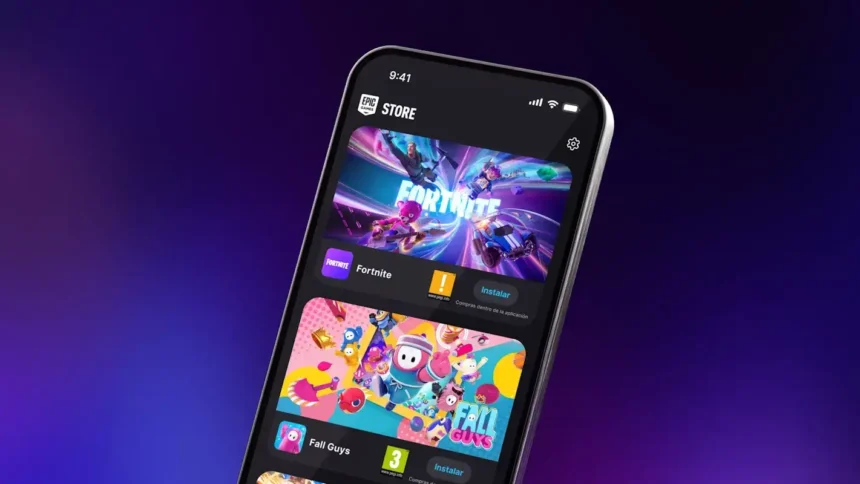 Imagem ilustrativa da Epic Games Store Mobile