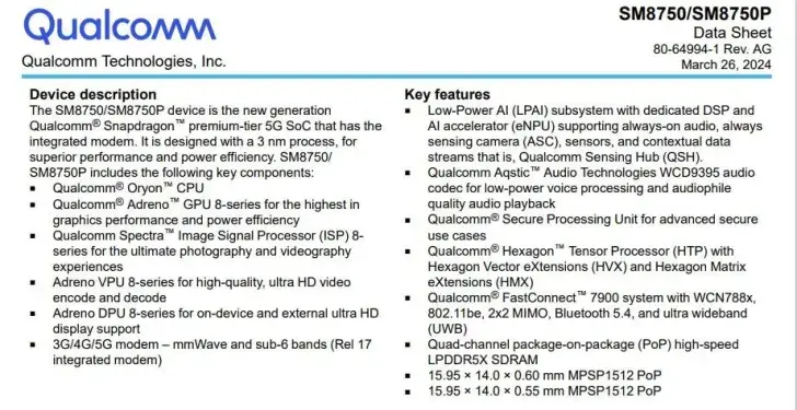 Vazamento revela especificações do Snapdragon 8 Gen 4 que será voltado a IA e mais snapdragon 8 gen 4 especificacoes