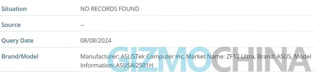 Zenfone 12 Ultra ganha certificação IMEI: quando será o lançamento? zenfone 12 ultra certificacao