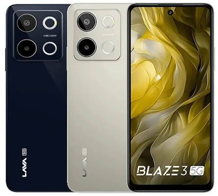 Lava Blaze 3 5G é lançado com processador Dimensity 6300 e bateria de 5.000 mAh lava blaze 3 5g cores