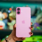 Apple iphone 16 plus rosa traseira