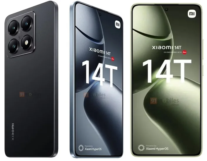 Xiaomi 14T e 14T Pro surgem em novas imagens; veja a data de lançamento xiaomi 14t vazamento