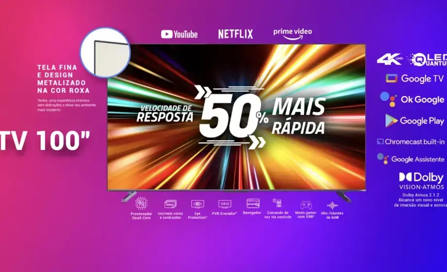 philco smart tv 4k qled
