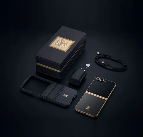 Samsung oficializa a nova linha W25 na China com smartphones dobráveis samsung w25 flip dourado