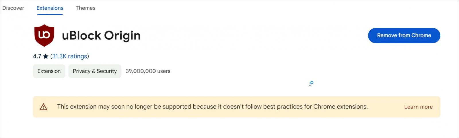 Google tem planos para desativar os desativar bloqueadores de anúncios em breve ublock descontinuado