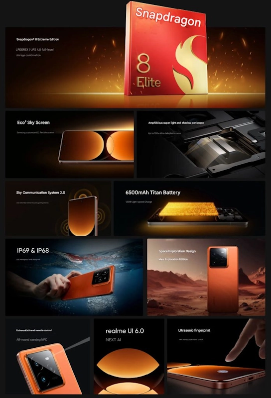 Realme GT 7 Pro é o novo lançamento com o processador Snapdragon 8 Elite realme gt 7 pro