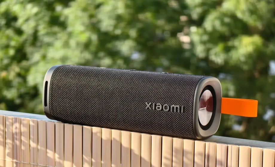 xiaomi sound outdoor caixa de som portátil na cor preta