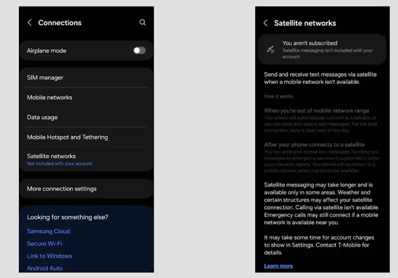 Samsung adiciona suporte para comunicação via satélite no Galaxy S24 e Galaxy Z Fold 6 comunicacao via satelite samsung