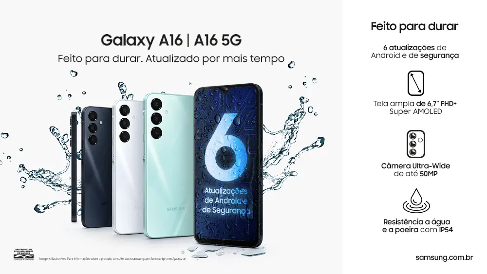 Galaxy A16: qual é o preço do novo celular da Samsung? galaxy a16 oficial