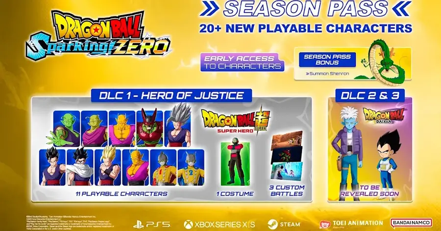 Primeira DLC de Dragon Ball: Sparking! Zero traz Gohan Beast e Orange Piccolo dragon ball hero of justice dlc