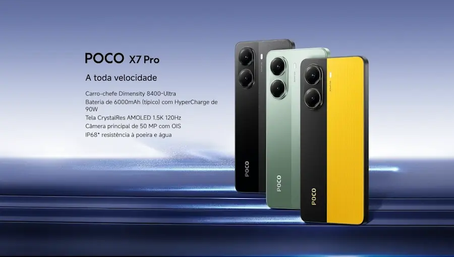 POCO X7 e X7 Pro chegam ao Brasil: veja detalhes e valores dos novos smartphones poco x7 pro
