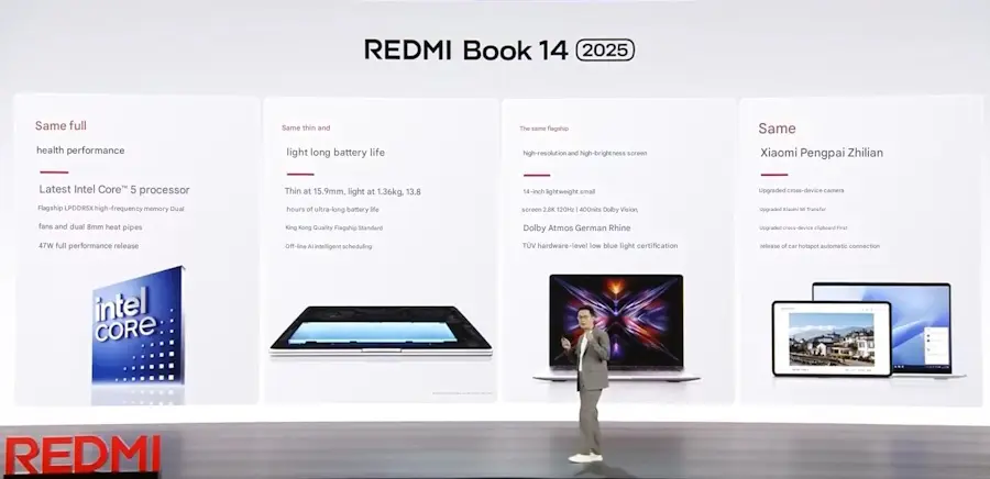 Xiaomi lança novos notebooks Redmi Book 2025; veja preço e especificações redmi book 2025 14 polegadas