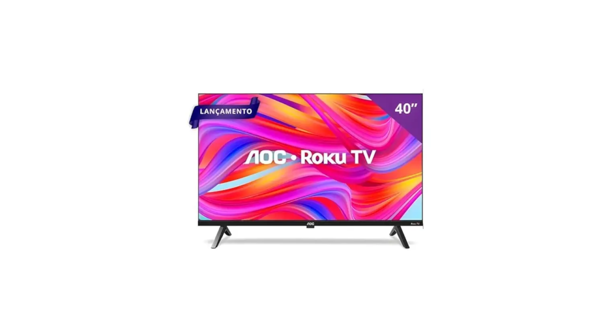 aoc roku tv 40 polegadas