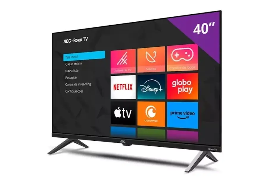 Preço caiu! Smart TV AOC 40" sai por menos de R$ 1.299 na Shopee smart tv aoc 40 polegadas