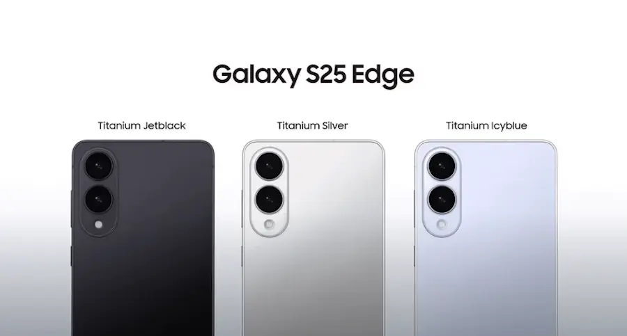 Galaxy S25 Edge é lançado como o celular mais fino da Samsung com câmera de 200 MP galaxy s25 edge cores