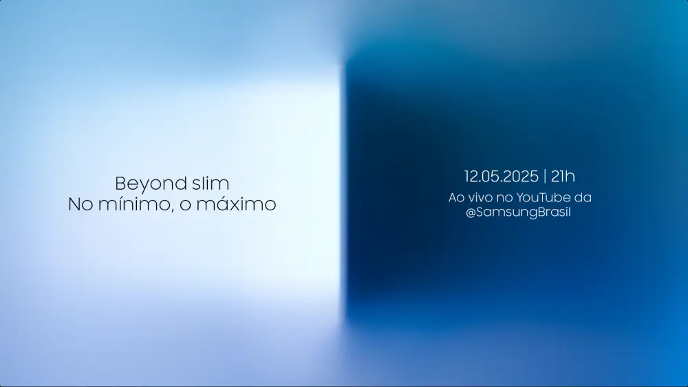 Galaxy S25 Edge será lançado em 12 de maio com promessa de design ultrafino galaxy s25 edge oficial
