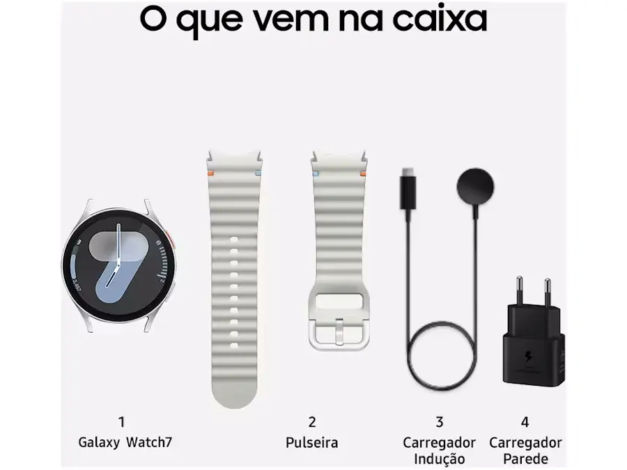 Galaxy Watch 7 cai para valor inesperado com 57% de desconto no AliExpress galaxy watch 7 o que vem na caixa