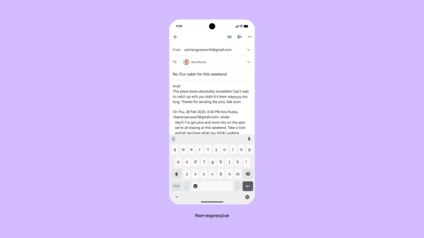 google novo visual