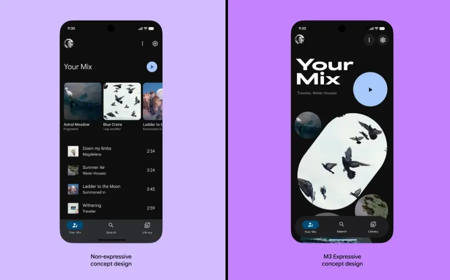 Material 3 Expressive: nova cara do Android aposta em cor, movimento e criatividade material 3 expressive mudancas