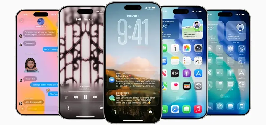 iOS 26 é anunciado com visual totalmente novo, integração com IA e até app para games ios 26 novo design